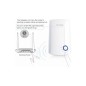 TP-Link TL-WA850RE 300Mbps Universal Wireless N Range Extender (Wall Mount) WiFi-rækkeviddeforlænger Ekstern